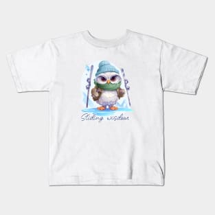 Sliding wisdom Kids T-Shirt